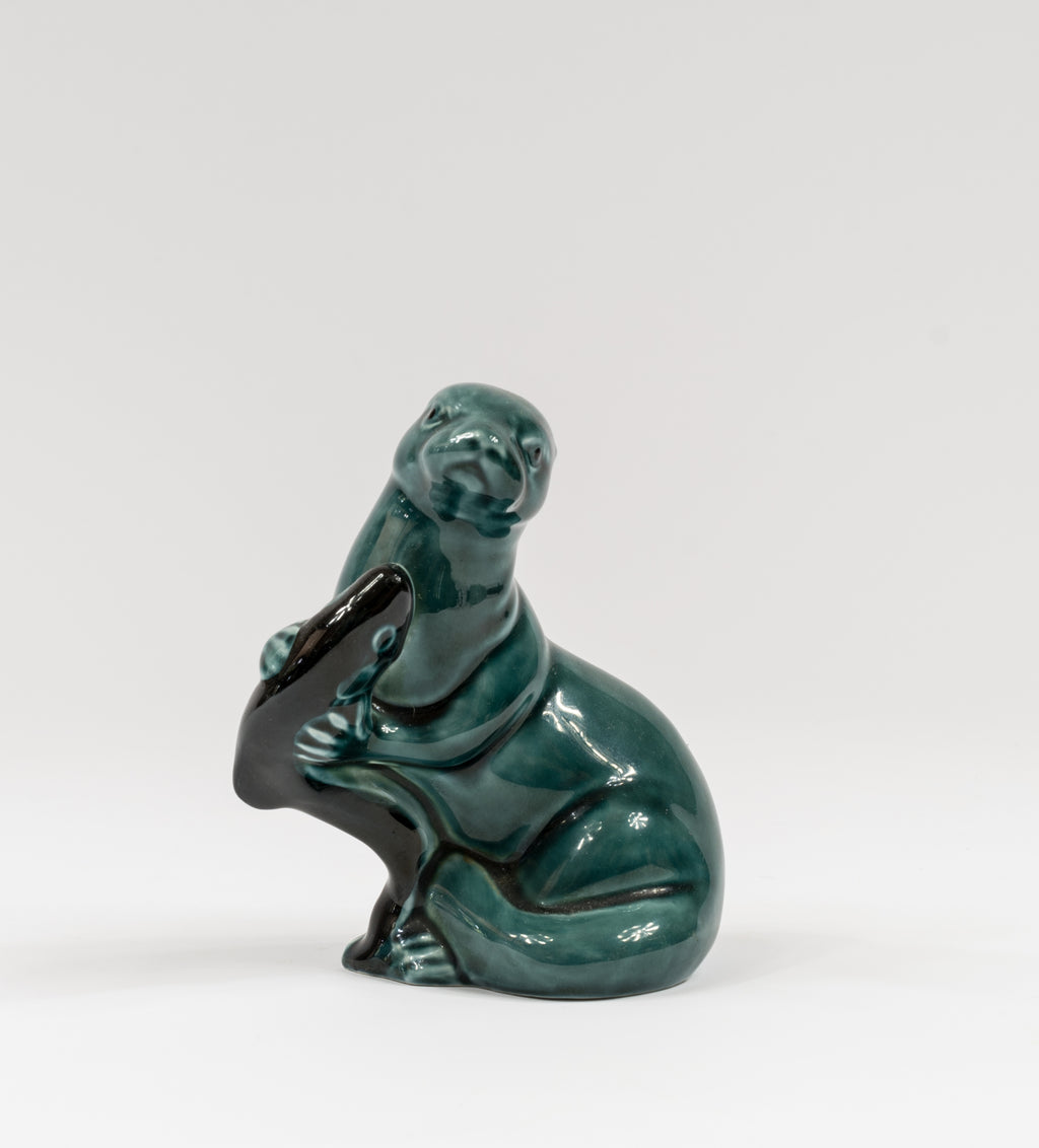 Otter with Fish by Poole Pottery