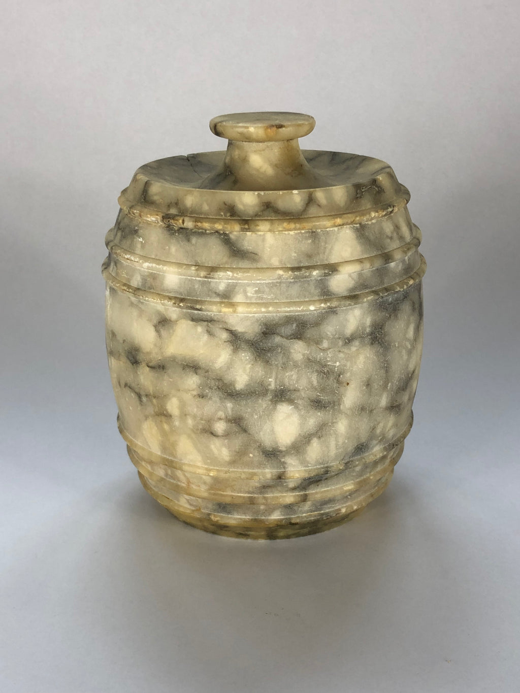 19th Century Grand Tour Alabaster Tobacco Jar